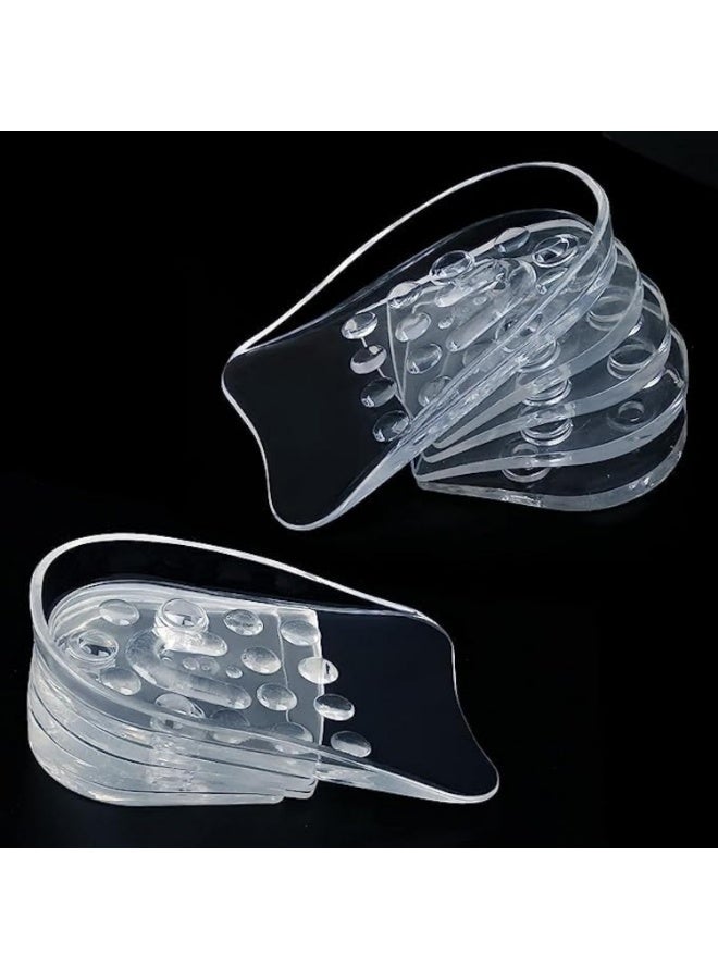 Hidden height-increasing insole – 5 layers of silicone for comfort and optimal height - Image 1